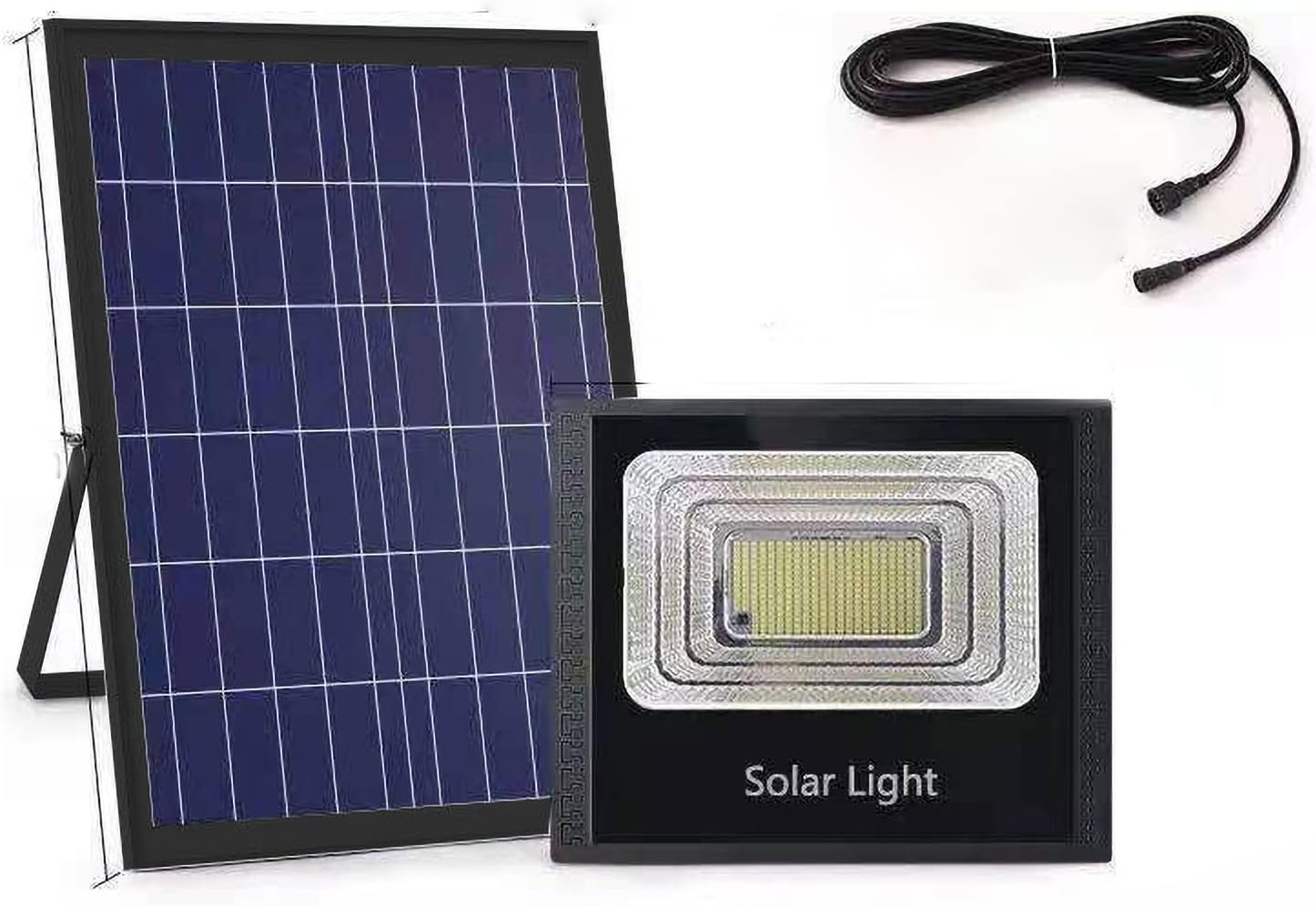 LED Solar Lamp High Brightness Built in Battery Automatic Solar Wall Light with Solar Panel for Courtyard Road Garden Garage Porch (LED45w), Solar Lights Outdoor, Solar Lights Outdoor, LED Solar