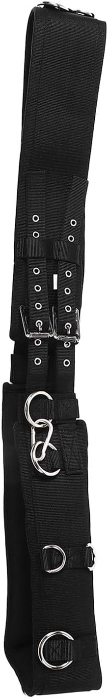AYNEFY Horse Accessories Other Horse Supplies, Training Gear 180cm to 215cm Adjustment Equestrian Belt with Buckle Design Equestrian Surcingle Buckle Belt for Horse Riding Horse
