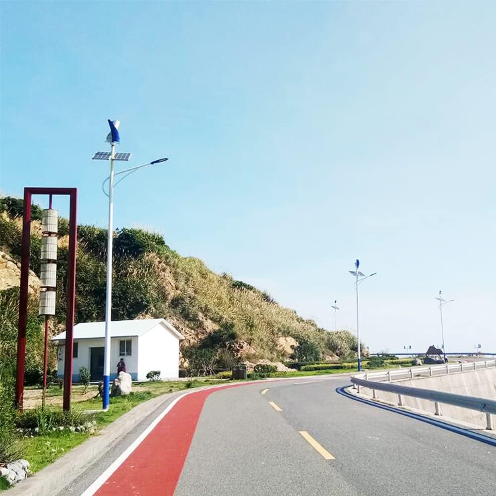 High Efficiency 9000W Vertical Axis Permanent Maglev Wind Turbine with Controller for Garden Outdoor Street Lighting,12V 24V 48V 220V