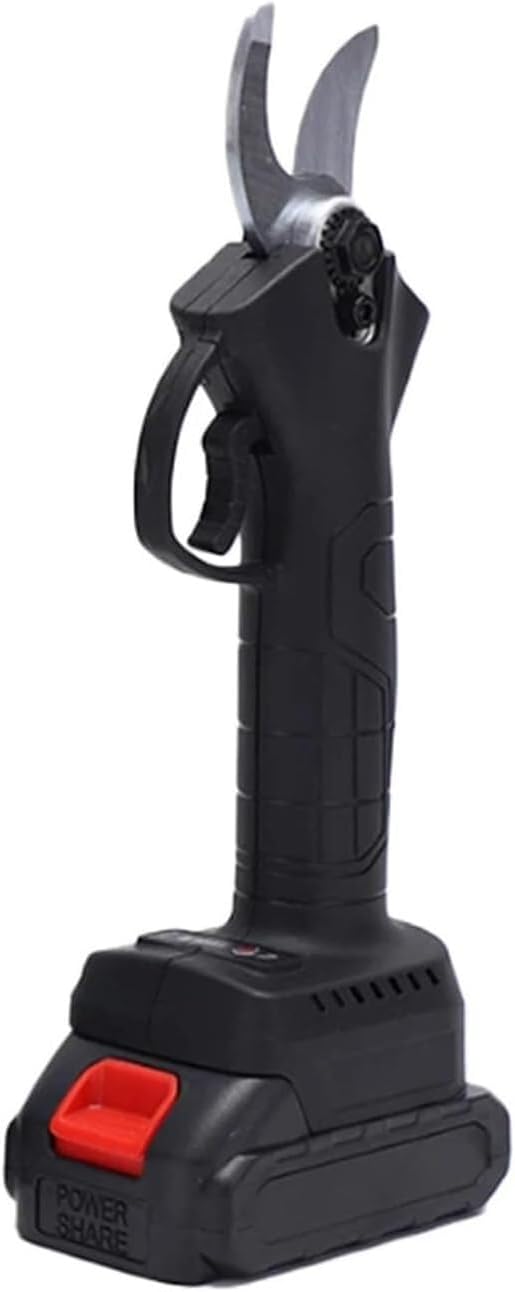 Electric Pruning Shears Cordless Rechargeable Garden Shears 40mm Brushless Electric Scissors 21V Battery Tree Branches Cutter for Tree Trimming Branch Cutter(Black)