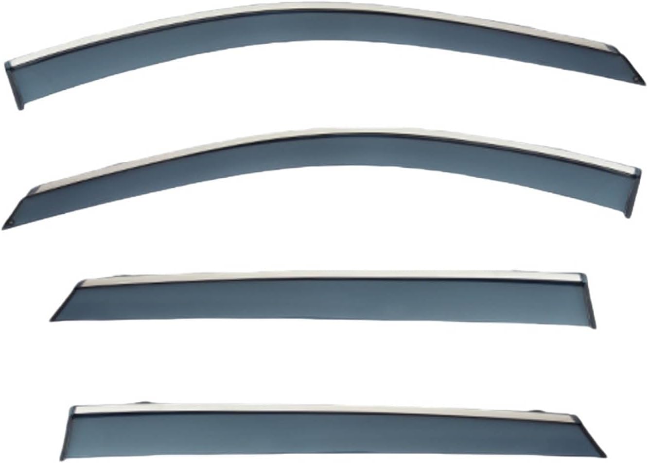 Window Deflectors for MG ZS North America MK2-ZS12 2025+, Sun Rain Guard Window Visors Vent Shades with Bright Stripes Car Accessories