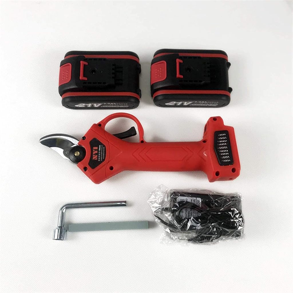 New Professional Electric Pruning Shears Cordless S Electric G Shears Hand S Trim Tree Twigs Shrubs & Plant Stems Cut Through (B Battery*2)
