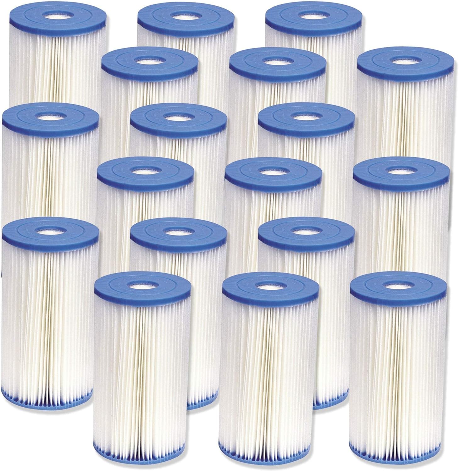 Intex Pool Easy Set Type B Replacement Filter Pump Cartridge (18 Pack) | 29005E