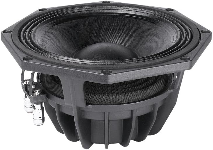 FAITAL PRO 8PR200-8 8-inch Octogon Professional Mid-Bass Loudspeaker 200-Watt Rms 400-Watt Max Home hi-fi Bass Guitar PA Speaker Systems 8-Ohms