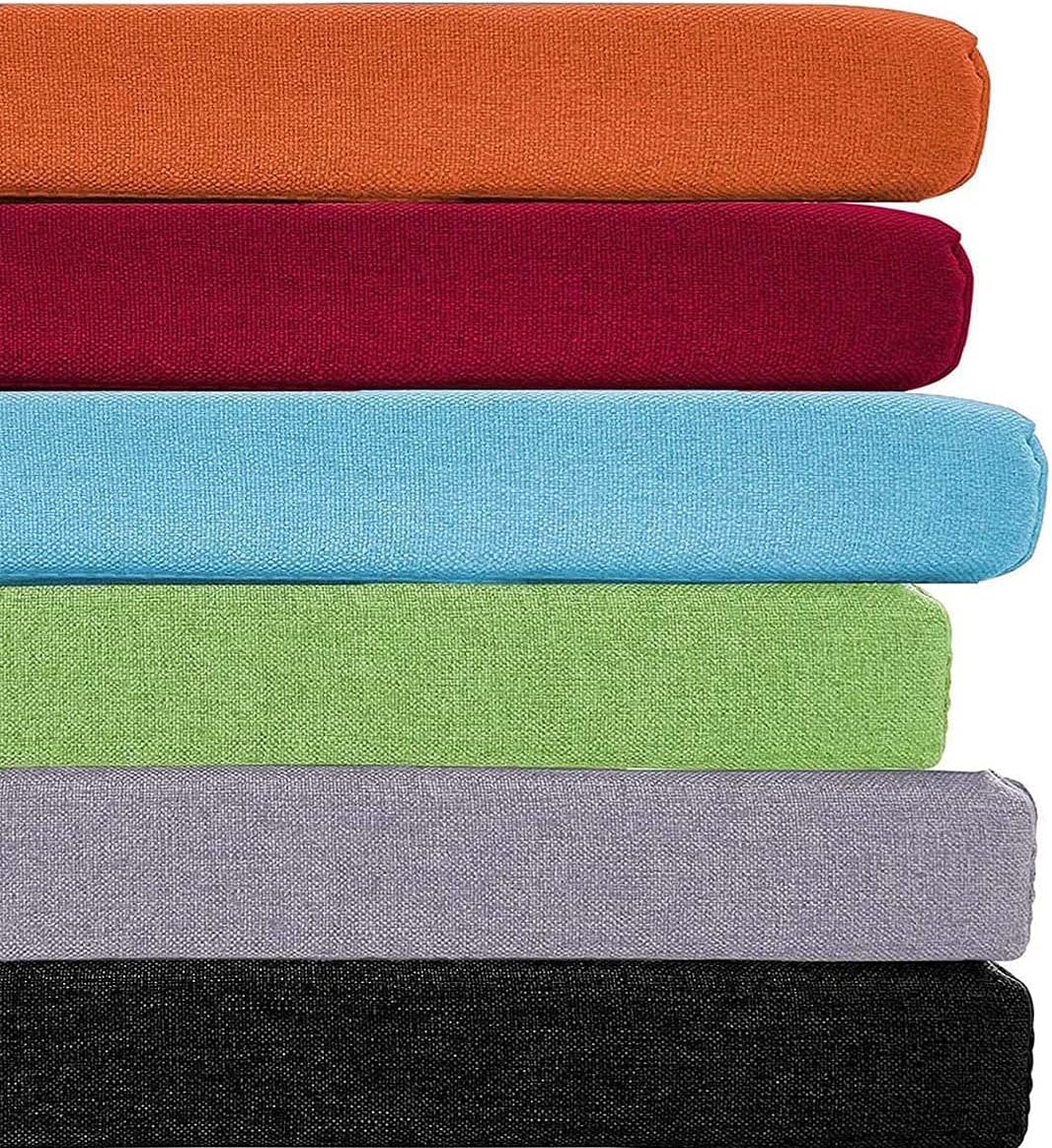 Garden Bench Cushion 100x50cm Waterproof Bench Cushions Pad 2/3 Seater,5cm Thick Long Bench Pad for Patio Swing Outdoor Furniture (180 * 50 * 5cm,Yellow)