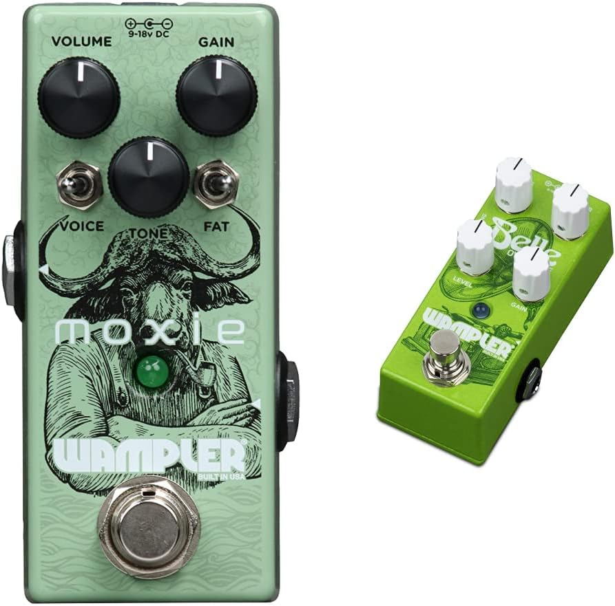 Wampler Moxie Overdrive Pedal, (WAMPLERMOXIE) & Belle Overdrive Pedal (B ELLE)