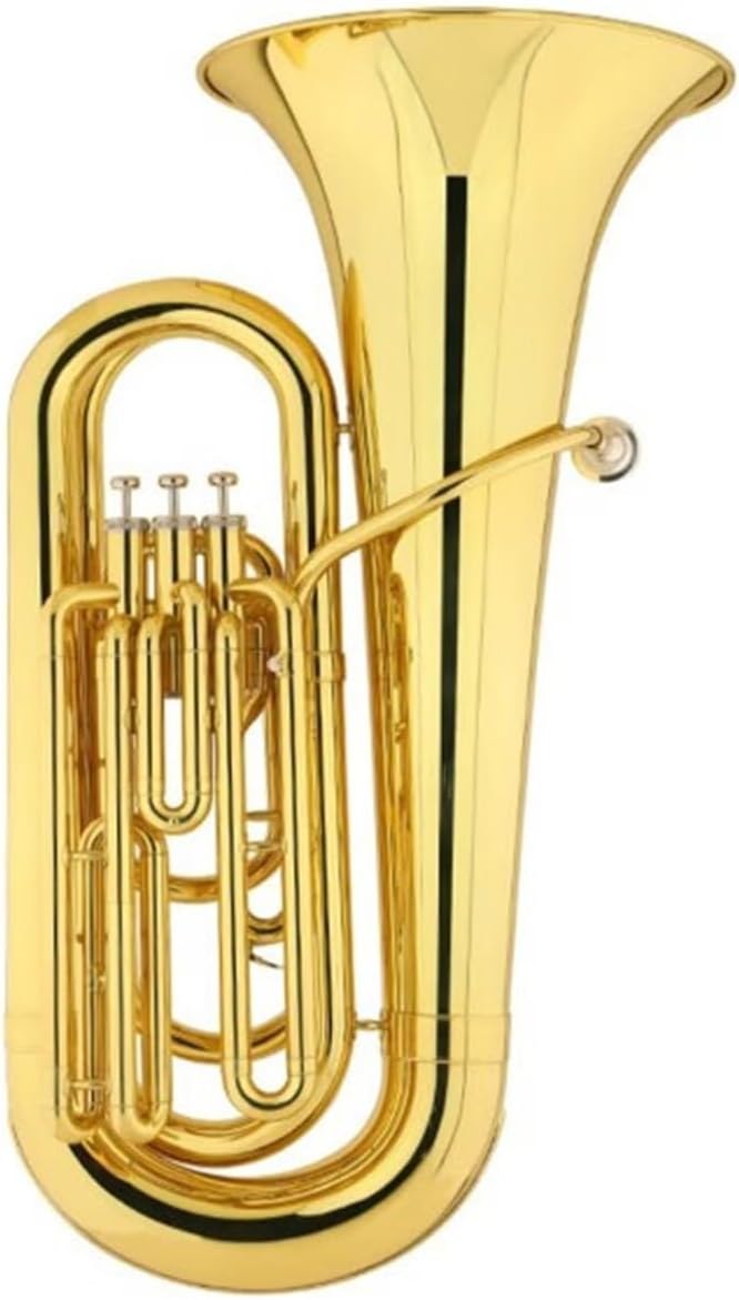 Three Key Euphonium B Flat Upright Lacquered Brass Instrument Euphonium All-brass Instrument