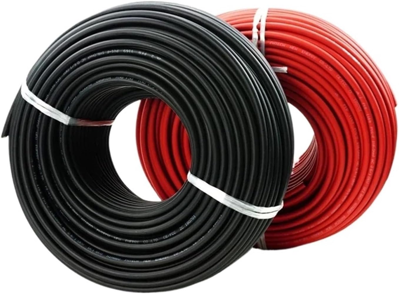 100M 4mm2 Photovoltaic Cable Solar Power Cable Wire for PV Panels Connection Red Or Black(Black)