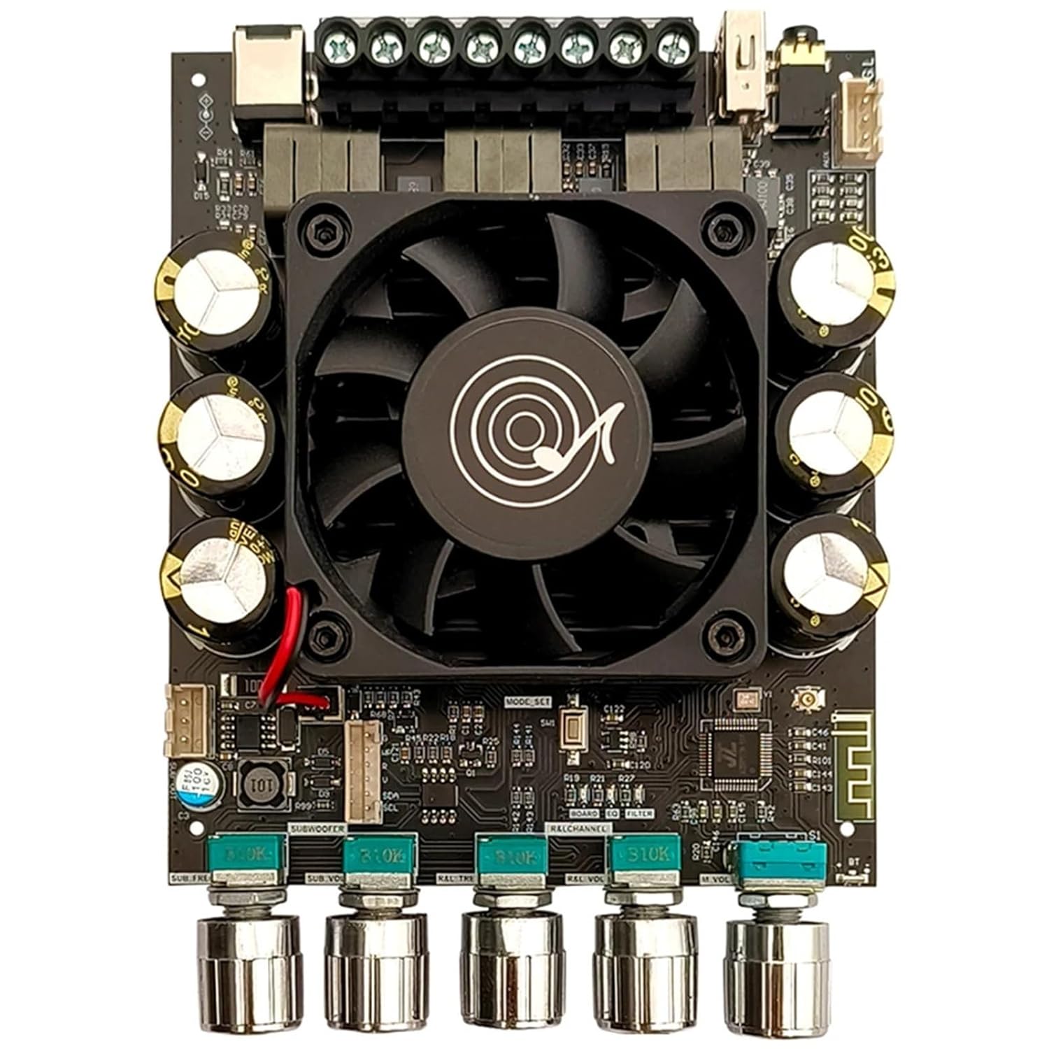 160W+160W+220W 2.1 Channel Sound Amplifier Board Heavy Bass Amplifier Module ADAU1701 TDA7498E Audio AMP DAS A1(Separation)