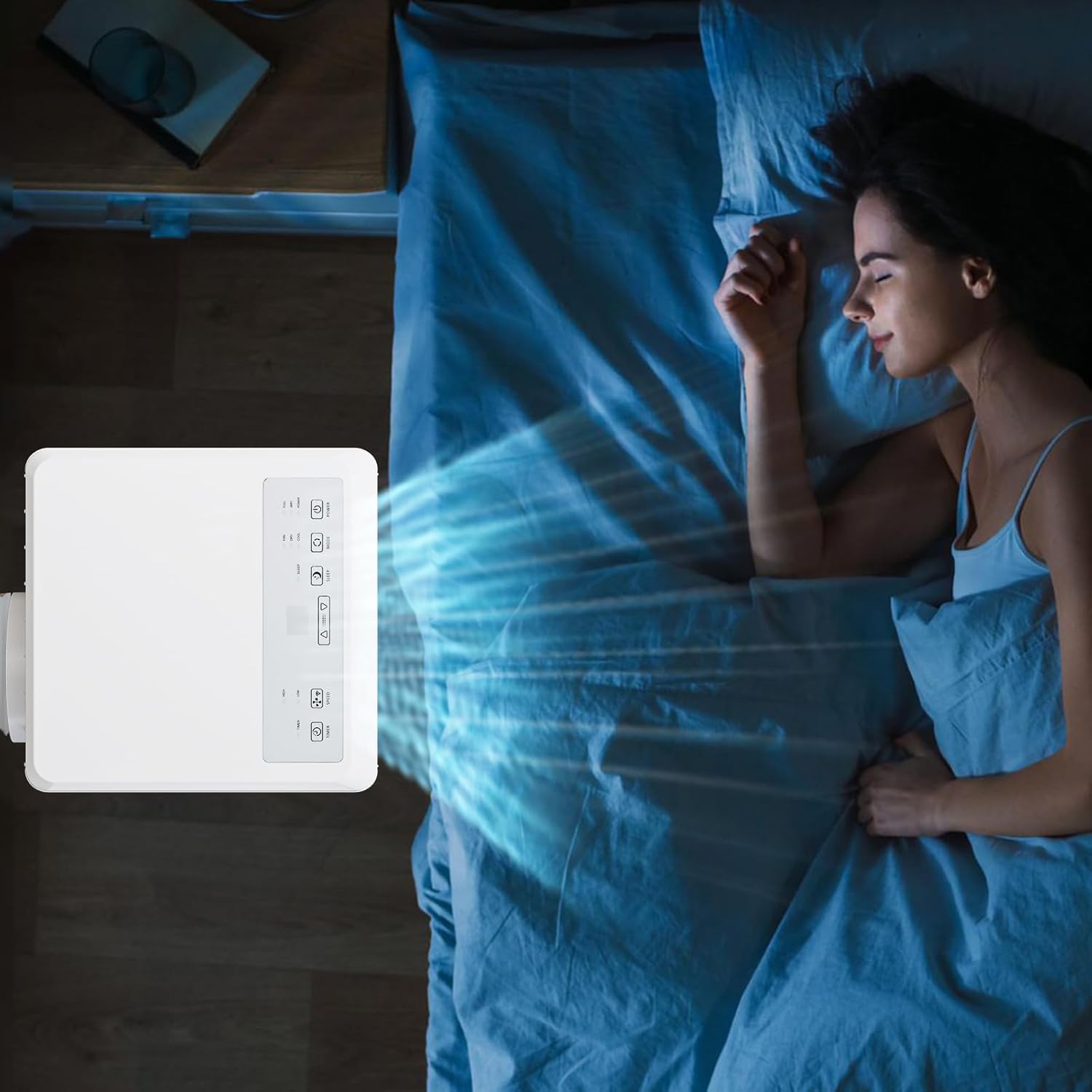 8000 BTU Air Conditioner for Rooms up to 450 sq.ft, 3-in-1 Floor AC Unit, Cool, Dehumidifier and Fan, Portable Air Conditioner with Remote Control, LED Display and Window Kit, White