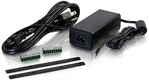 C2G Legrand Audio Amplifier, Black Audio Component Amplifier with Remote Wired Wall Plate Controller, TAA Compliant Amp, 50W Amplifier, 1 Count, C2G 40881