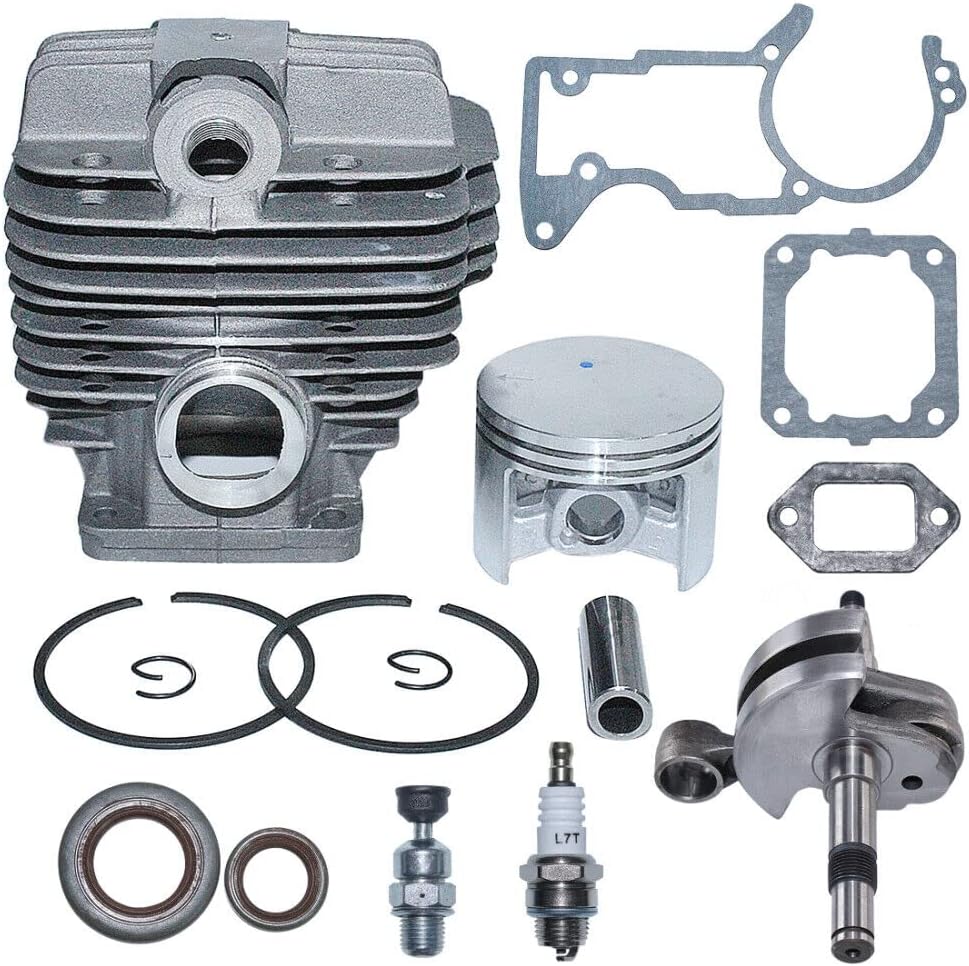 Replace Parts for Machine 52mm Cylinder Crankshaft Piston Oil Seal Pin Rings for Stjhl MS440 044 Chainsaw