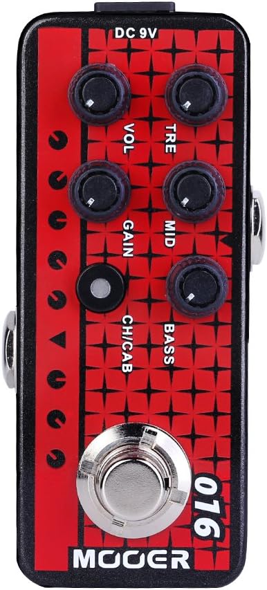 MOOER Micro Preamp 016 Phoenix Digital Guitar Amp Modelling Pedal