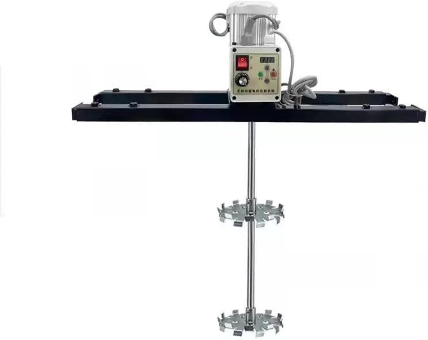 Agitator,2100w Electric Tank Mixer Machine,Commercial 1 Ton Paint Stirring Machine with Support Hanger,Speed Adjustment from 0~800 RPM