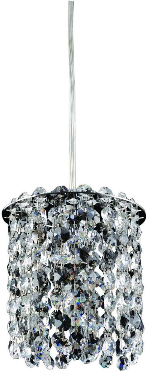 Allegri 11760-010-FR1LT Milieu 1 Light Mini Pendant with Firenze Mixed Topaz