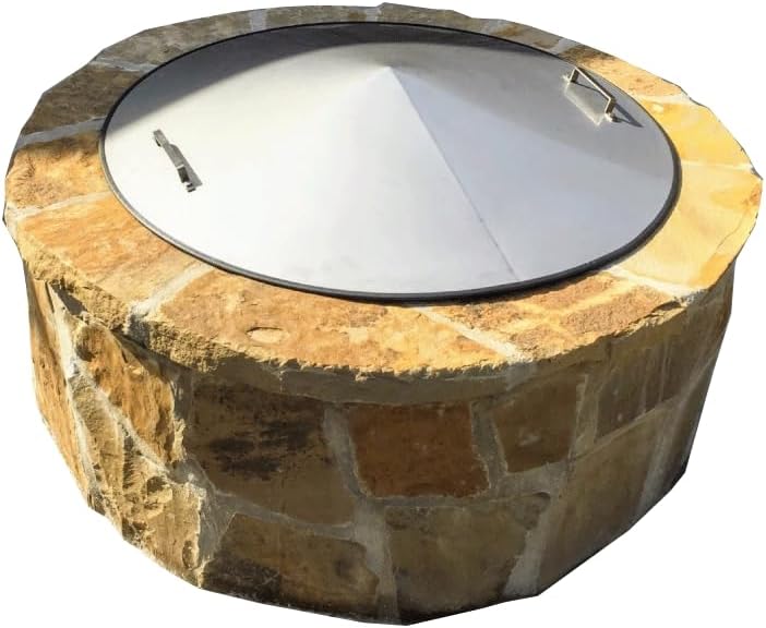 Fire Pit Cover Conical Shape 39