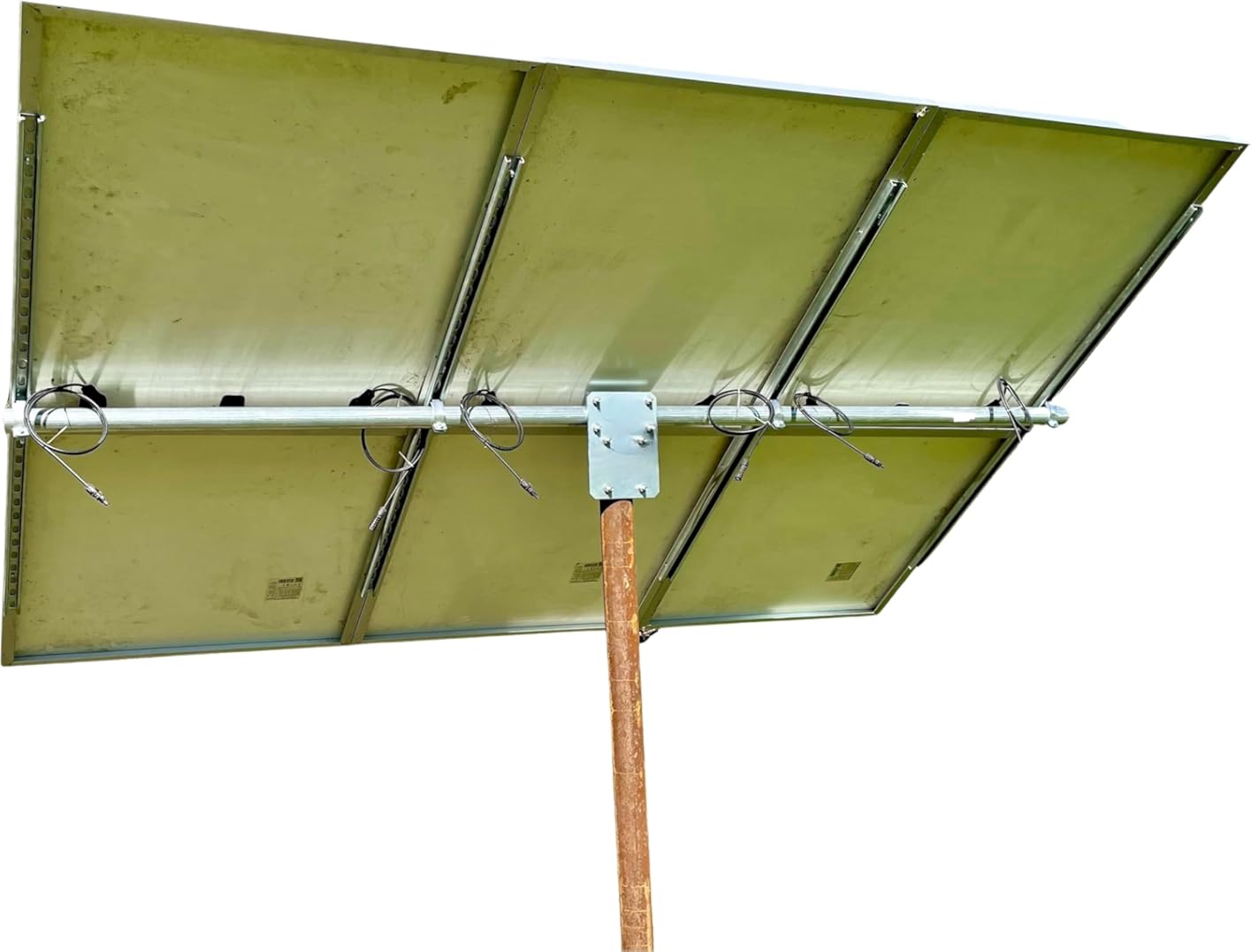 Solar Panel Top of Pole Mount Bracket and Panel Mounting Kit for 4