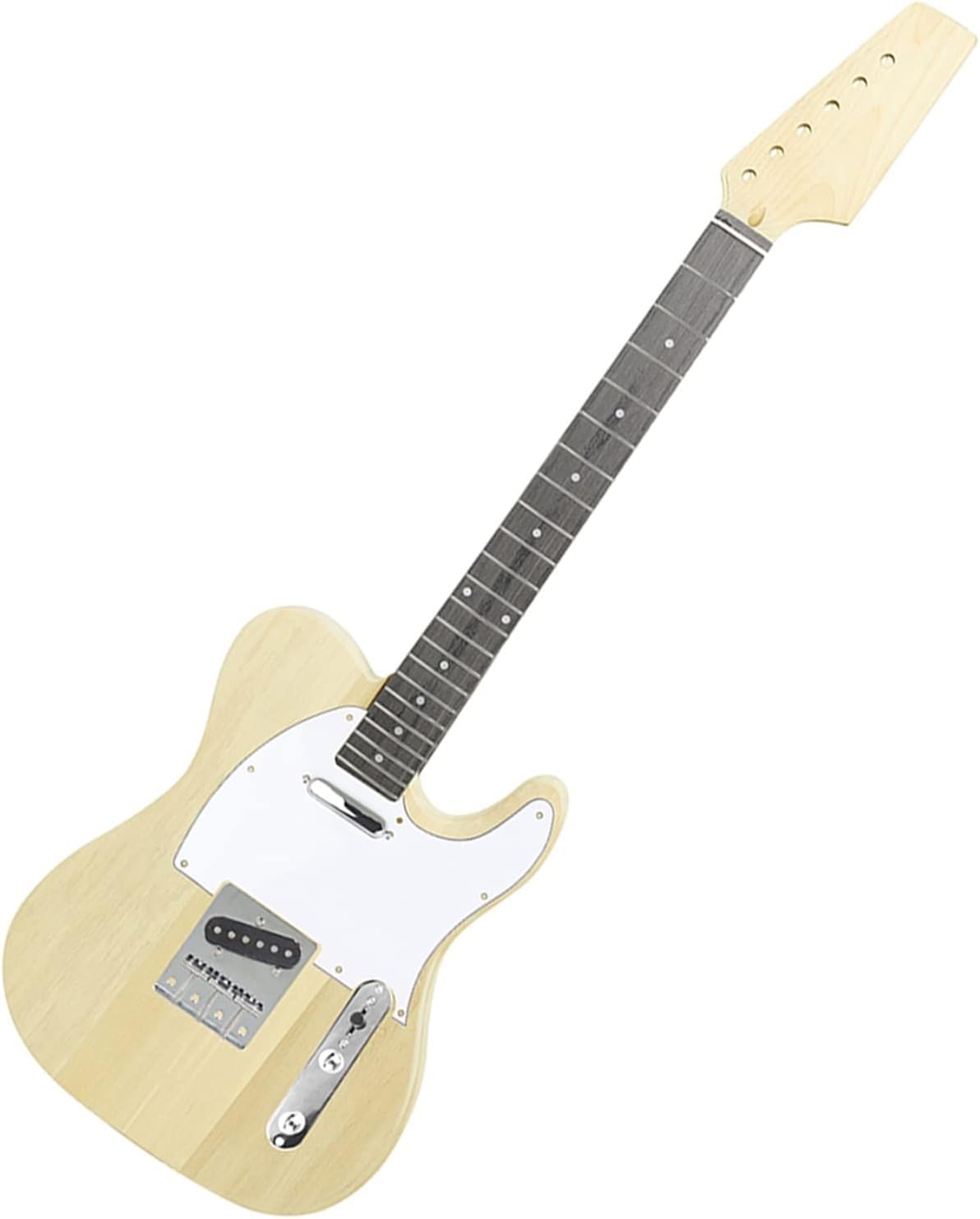 Basswood Blank Surface Draw Freely Easy Installation Hand-Assembled Electric Guitar Kit Unfinished Guitar Set (Color : 01)