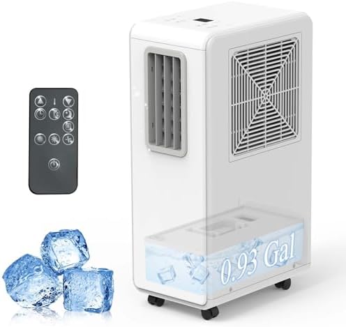 Windowless Air Conditioners,1800BTU Portable Air Conditioner for Bedroom, 38/44dB(A) Quiet Ventless Portable AC Units No Window for Rooms/Indoor/Marine/Kitchen