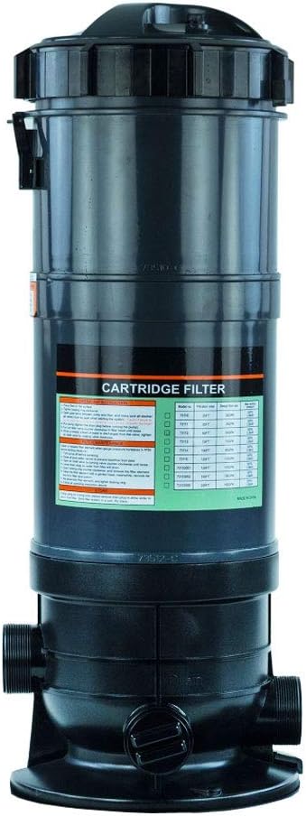 Rx Clear Radiant Cartridge Pool Filter for Above Ground Pools | PRC120 | Up to 25,000 Gallons | Energy Efficient | Corrosion Proof | Filter Cartridge Included