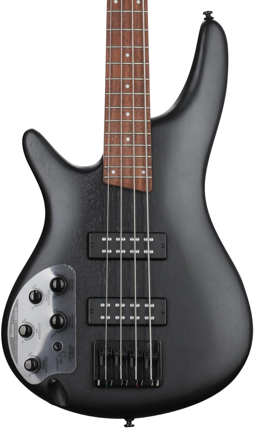 Ibanez Standard SR300EBL Left-handed Bass Guitar - Weathered Black