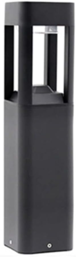 Solar Post Lights Outdoor,Modern Outdoor Fence Deck Waterproof Column Lamp Lantern,European Modern Simplicity Aluminum Pillar Light with Acrylic Lampshade,Deck Stigma Lamps Decorations Patio