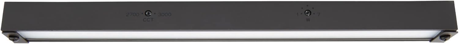 WAC Landscape Lighting, Hardscape 12in LED 12V Strip Light with Quick Release and 2-CCT 2700K-3000K in Solid Brass Coated with Bronze