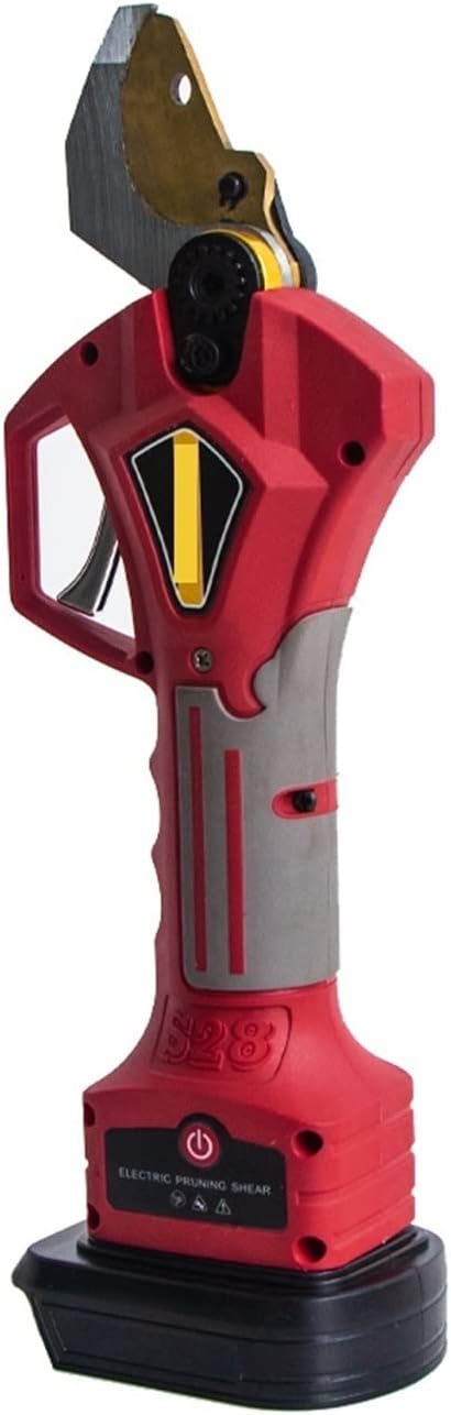 Electric Pruning Shears, 400W Cordless Electric Pruner Pruning Fruit Tree Bonsai Lithium Powered with 2 Batteries))