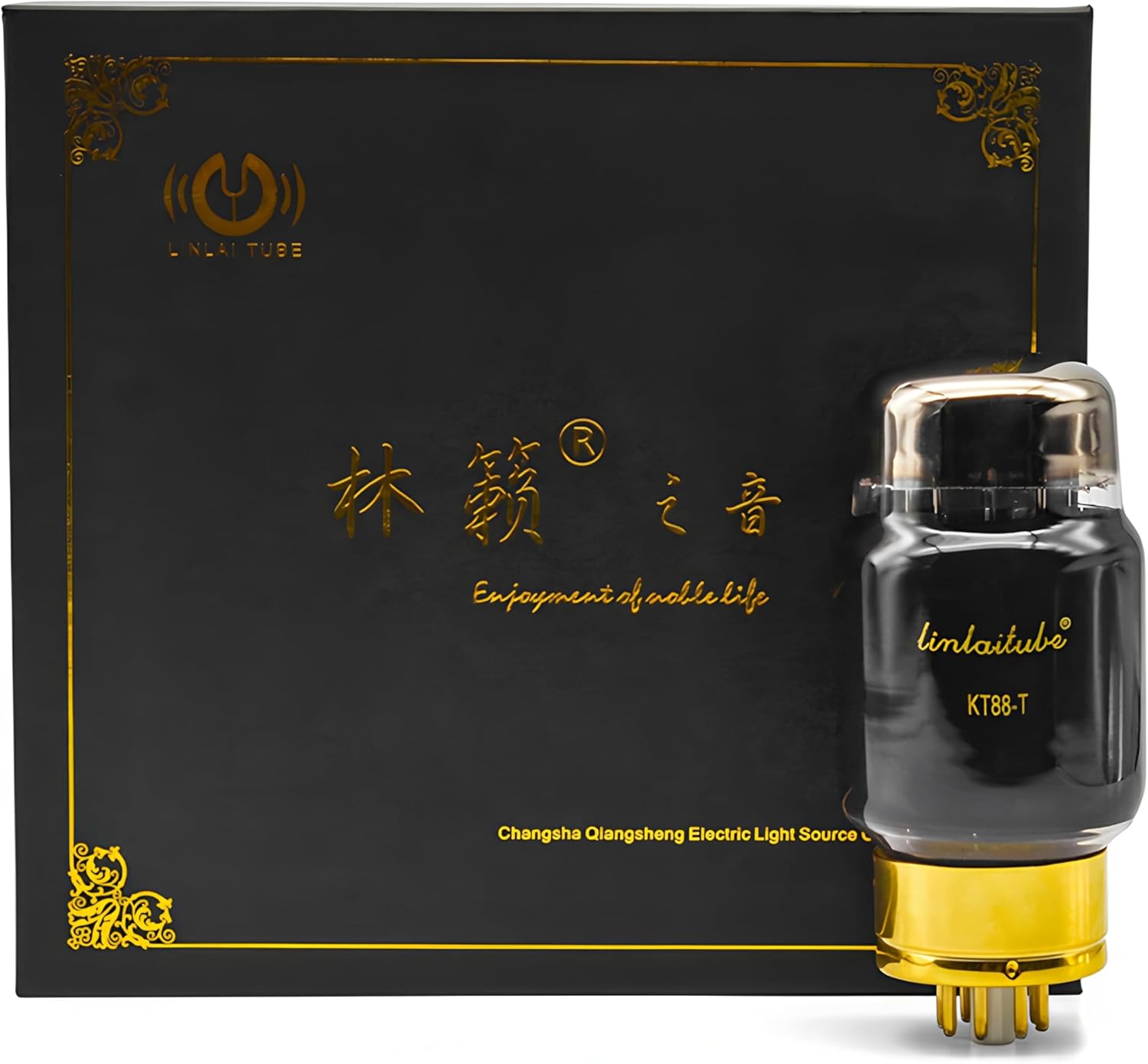 Matched Pair LINLAI KT88 -T Vacuum Tube Amplifier Valve With Gift Box Factory T-series (Carbon Spraying)