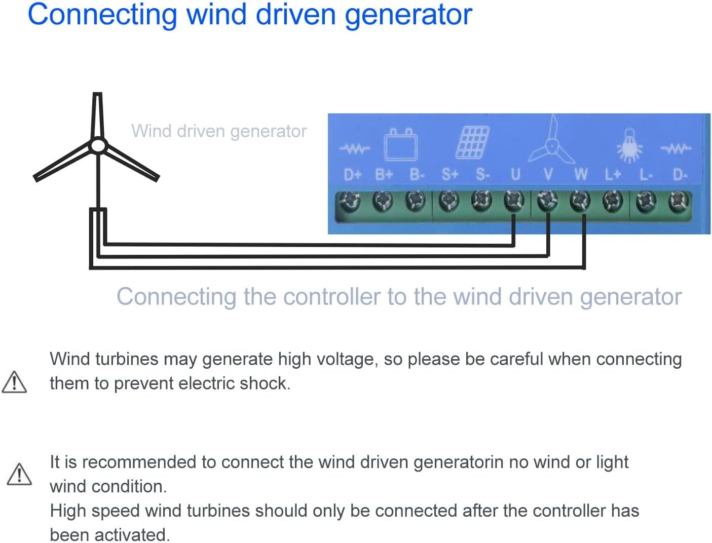 24V 48V MPPT Wind Solar Hybrid Controller, Aluminum Alloy, Universal LCD Energy Controller Wind 1000W Photovoltaic 1000W