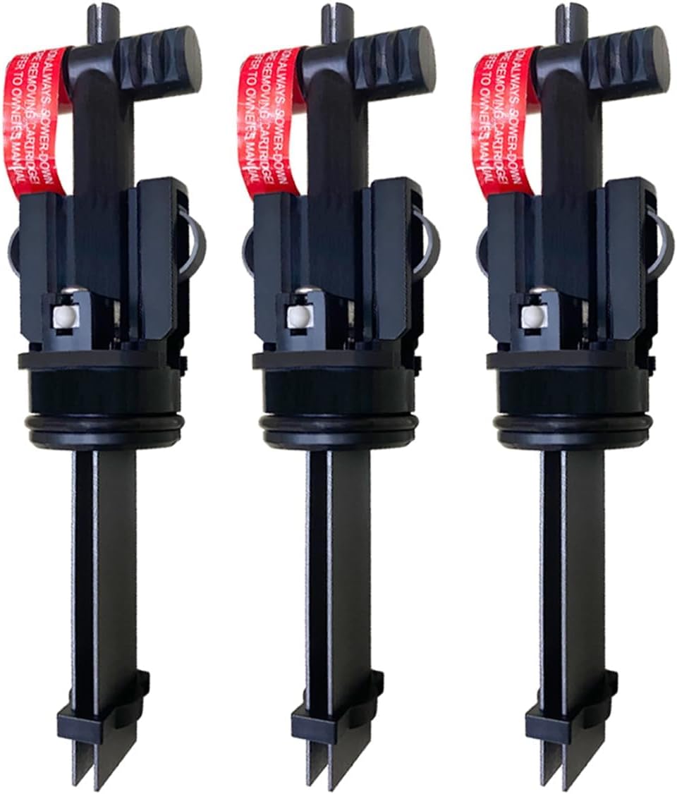 Salt System Cartridge Replacement for Fresh Water Salt System,Universal Swimming Pool &Spas Filter,4-Month Lifespan,Easy-Install Kit,Black (3, Black)