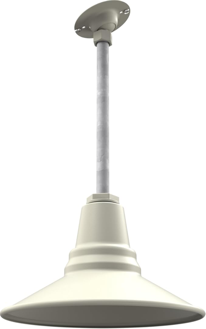 Steel Lighting Co. Woodman Farmhouse Pendant | Outdoor Ceiling Mounted | 12 inch Dome | 12