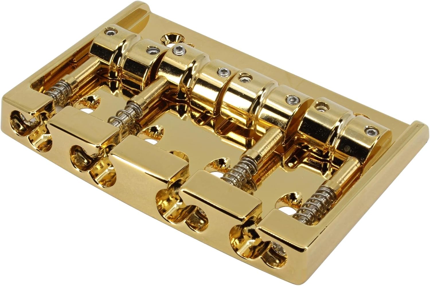 GOTOH 404SJ-4 4-String Bass Bridge w/Steel Saddles - Gold