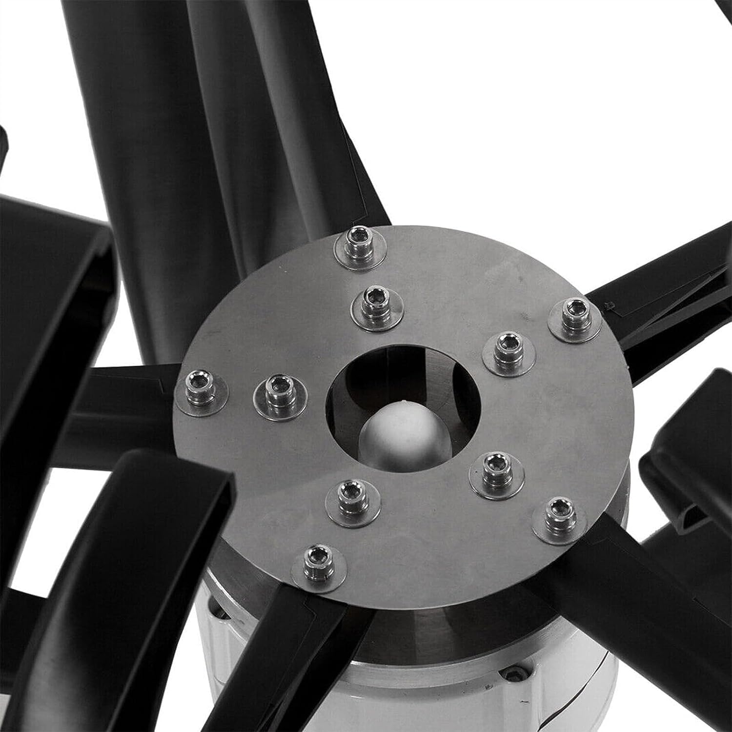 CAJUCA 8000W Wind Turbine Generator+MPPT Controller Lantern Vertical Low Wind Speed Starts Home Street Lights 5 Blades Wind Power Generator Kit