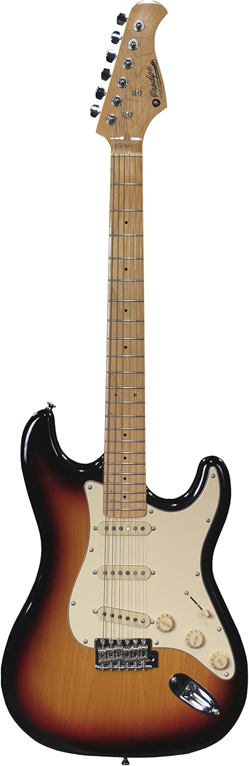 Prodipe 6 String Solid-Body Electric Guitar, Right (ST80 MA SUNB)