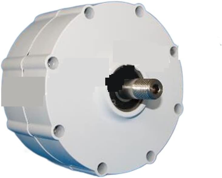 Wind Turbine, Low Speed 800W 1000W 12V 24V 48V Gearless Permanent Magnet Generator AC Alternators Use for Wind Turbine Water Turbine(with Base,24V_1000W)