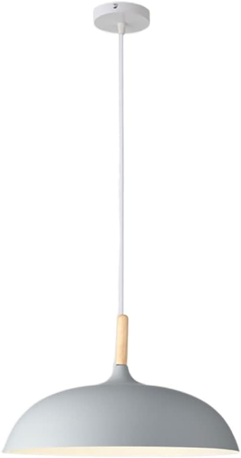 Macaron Color Chandelier Creative Wooden Hanging Lamp Colorful Outdoor Pendant Lights E27 Single Head Chandeliers Hanging Lighting Fixtures Living Room, Kitchen Lsland, CoffeeShop