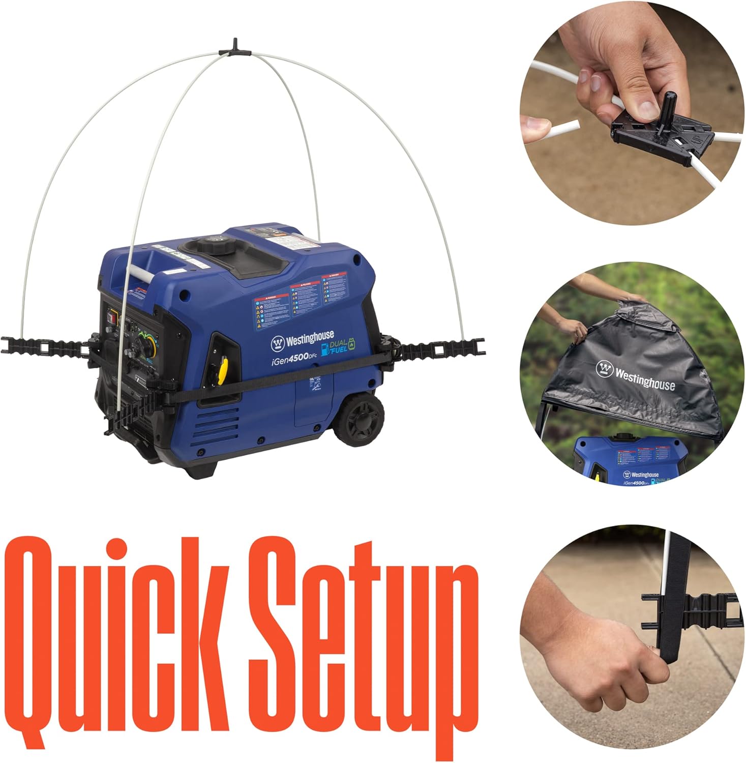 Westinghouse IGENTENT Tent for Westinghouse Inverter Generators, Black