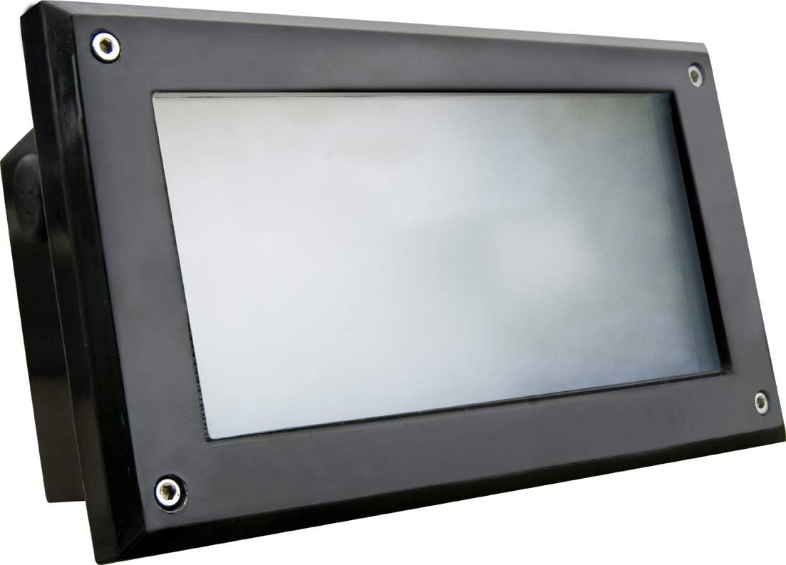 Dabmar Lighting FG2000-BZ 120V Fiberglass Open Face Incand Step Light, Bronze Finish