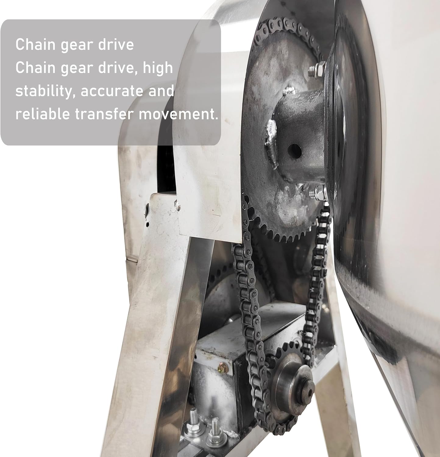 Dry Powder Mixer Drum Mixer Drum Blender Mixing Machine Stainless Steel Butterfly Valve Type Discharge Port 30L 3KW 110V for Powdery Granular Materials