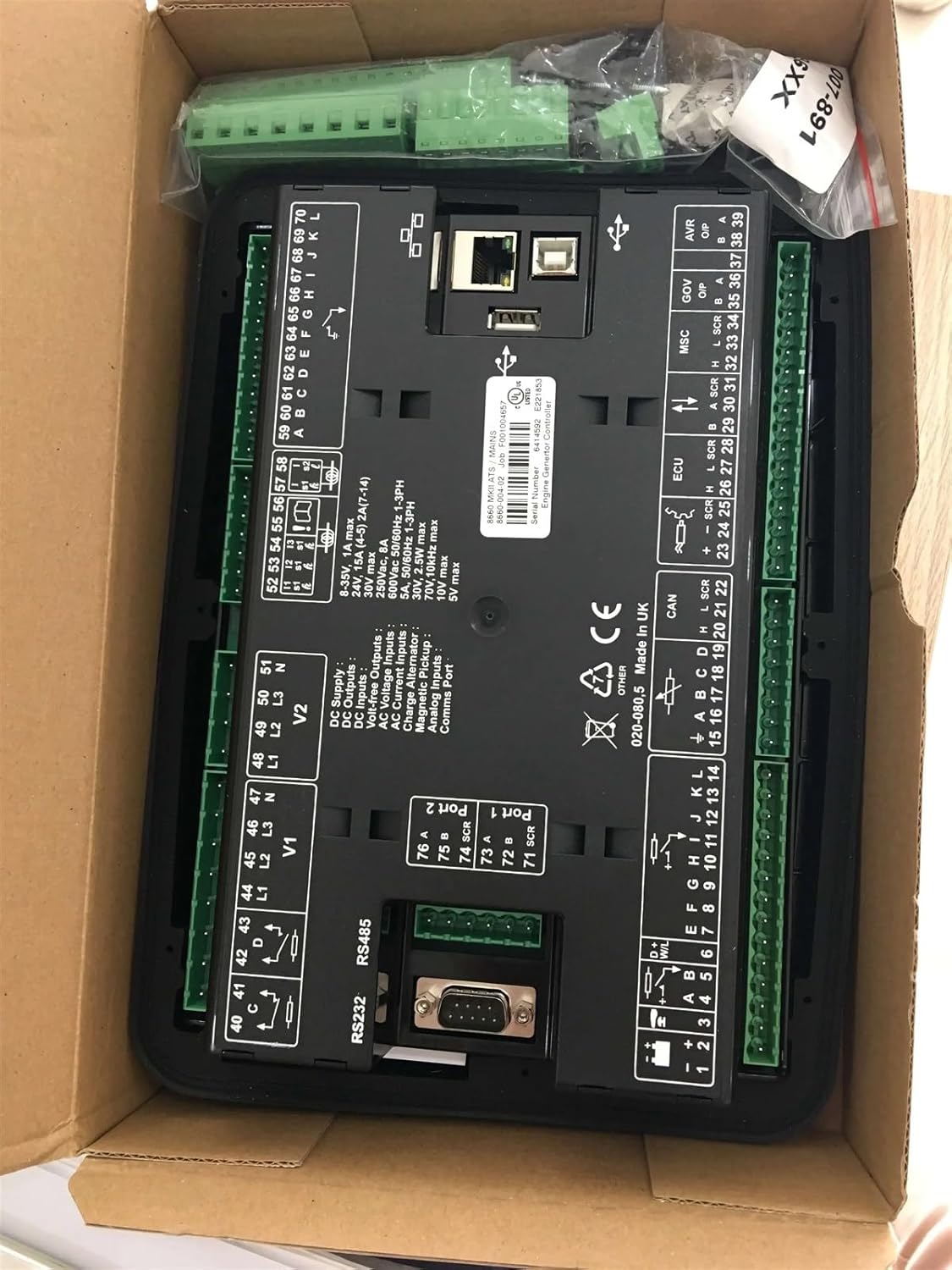 Controller DSE8660 Auto Transfer Switching Control Module Generator Controlle