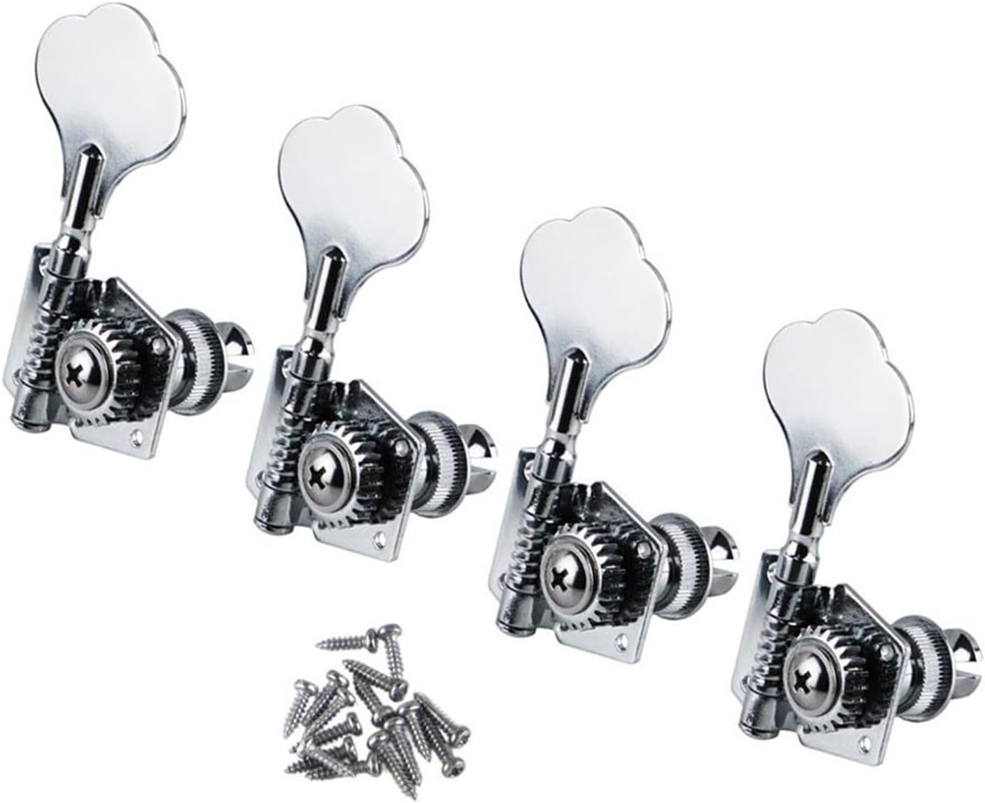 4PCS Open 4R Electric Bass Tuners Machine Heads Tuning Keys Pegs for Bass 4 Strings Guitar Machine Head Tuners