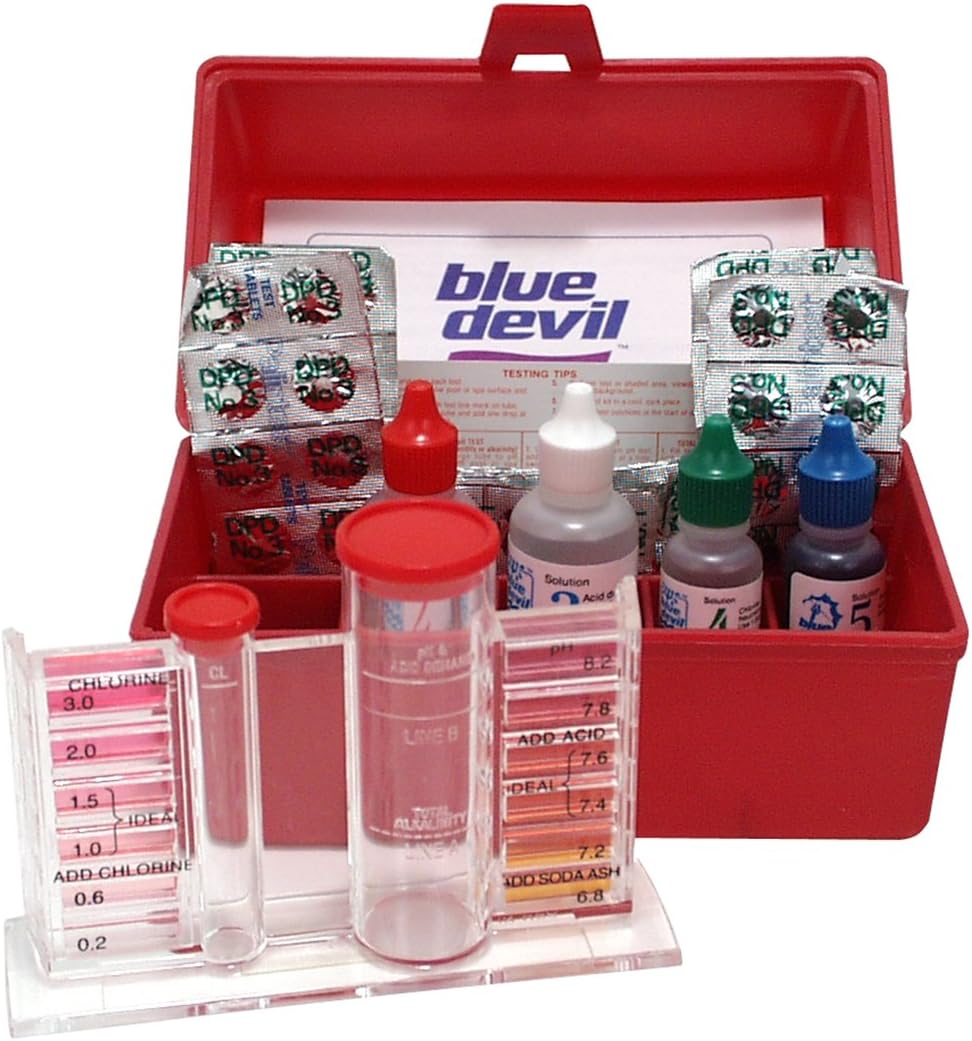 Blue Devil B7443 5-Way DPD Chlorine/Bromine Test Kit
