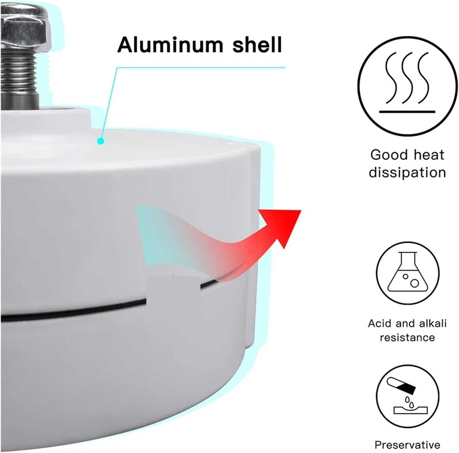 Low Speed 100W AC 12V Or 24V Permanent Magnet Generator Gearless 3 Phase tors for Wind Water Turbine Low Starting Speed for Home(Double Shaft,AC 24V_100W)