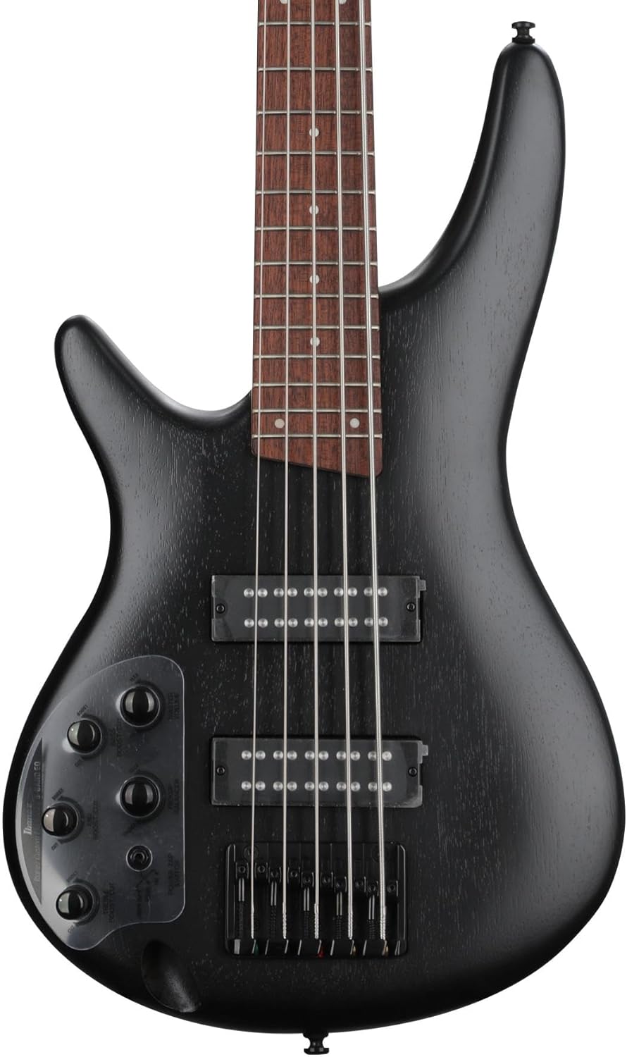 Ibanez Standard SR305EBL Left-handed Bass Guitar - Weathered Black