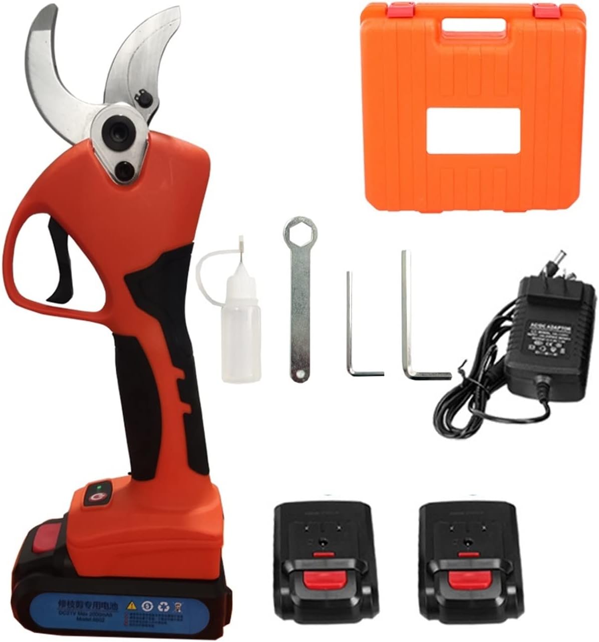 Power Pruner 21V Cordless Lithium-Ion Progressive Pruning Shear Efficient Scissors Bonsai Electric Tree Branches Garden Tools Sc-8605 (Color : Sc-8605