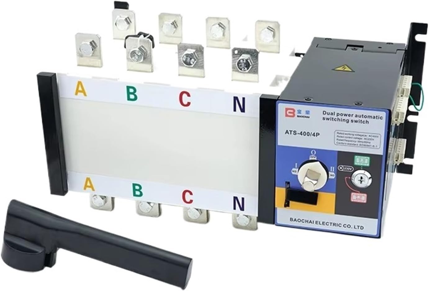 ATS 400A 630A Automatic Transfer Switch Dual Power Change Over Generator Switch(630A)