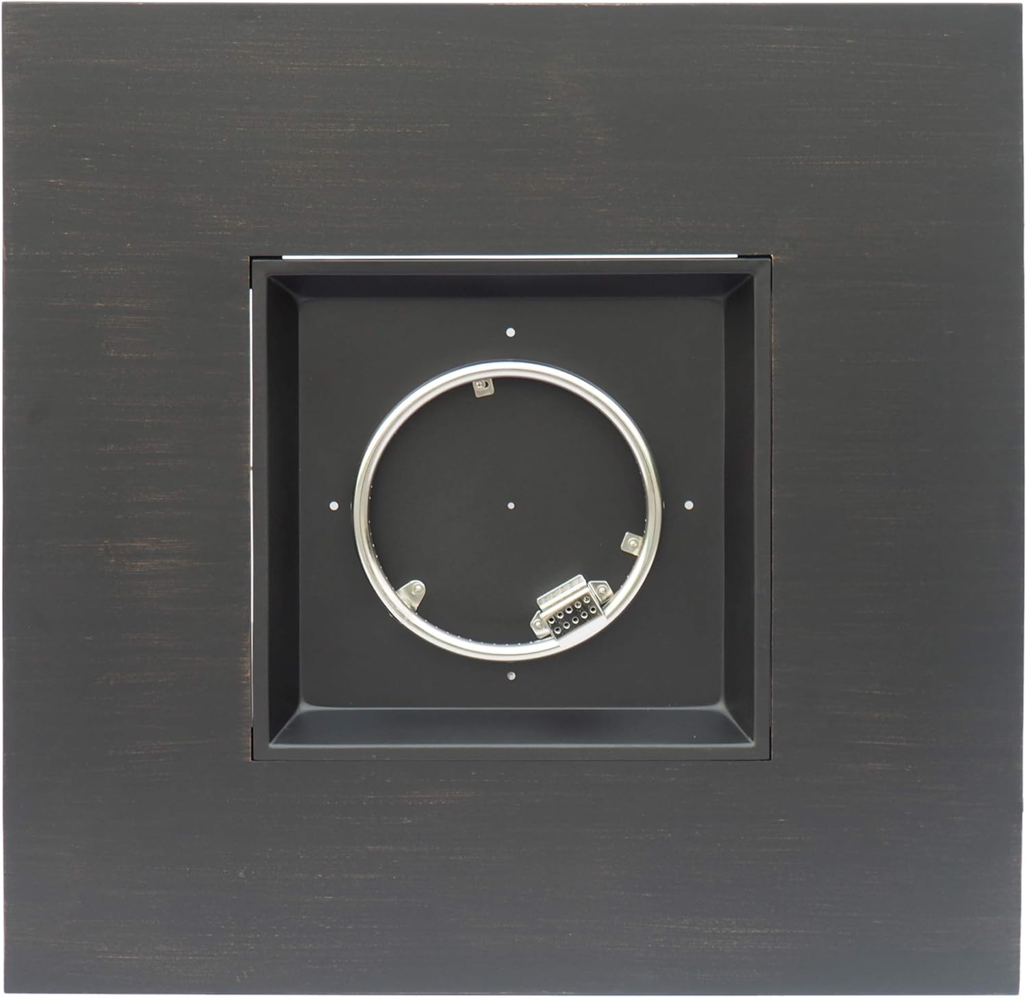 40 Inch Square Propane Fire Pit Table, Outdoor Brown and Gold Iron Fire Pit for Patio, Wellington Style Gas Fire Pits with Spacious 40