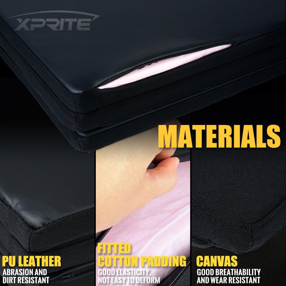 Xprite 4Runner Mattress, 1.7Inch Thick Premium Foam Bed Pad, Portable Foldable Trunk Sleeping Platform Compatible with 2014-2019 Toyota 4Runner 2009 and up Subaru Forester Outback Camping Accessories