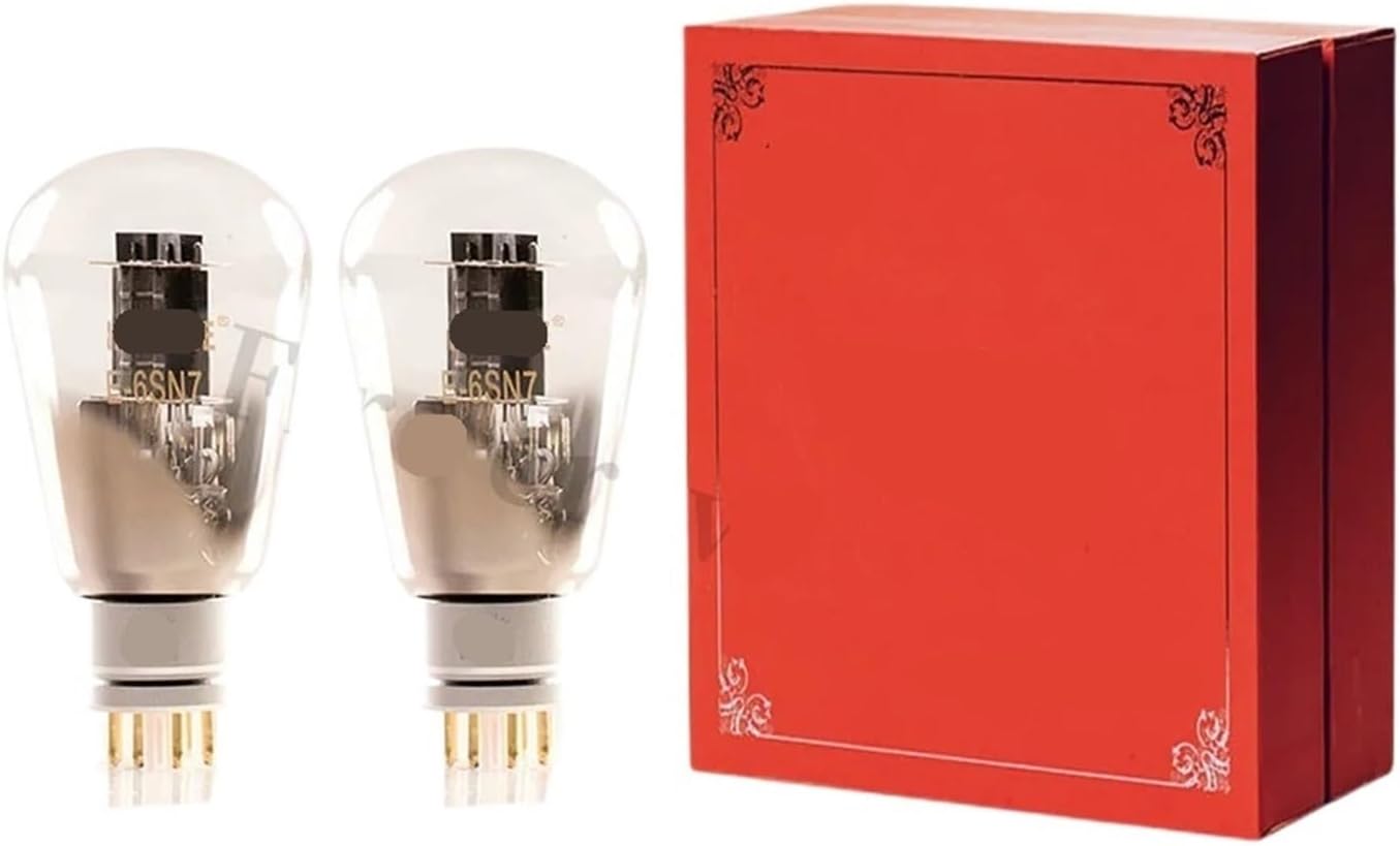 E-6SN7 Tube Audio Tube Replaces 6SN7 6H8C 6N8P/CV181 5692 Tube Amplifier HiFi Audio Amplifier(2pcs Matched Pair)